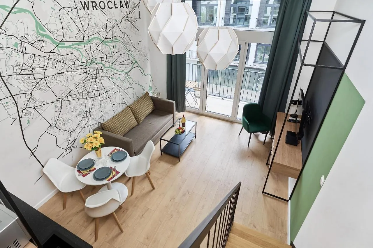 Mezzanine Studio Apartments Zarembowicza Wroclaw Airport By Renters 0*,