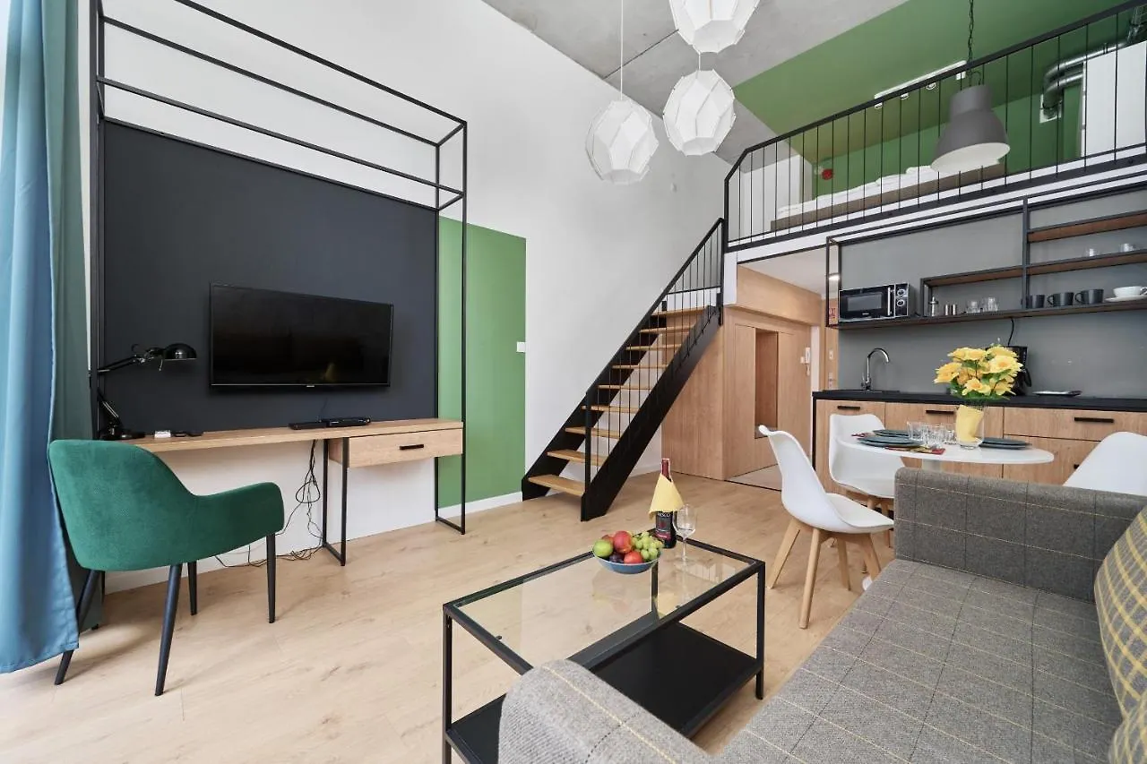 Mezzanine Studio Apartments Zarembowicza Wroclaw Airport By Renters