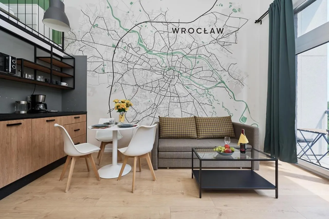 Mezzanine Studio Apartments Zarembowicza Wroclaw Airport By Renters