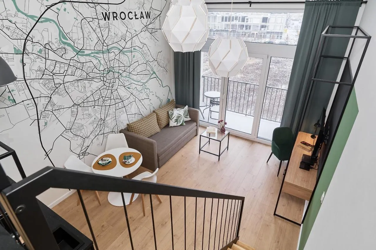 Mezzanine Studio Apartments Zarembowicza Wroclaw Airport By Renters 0*,