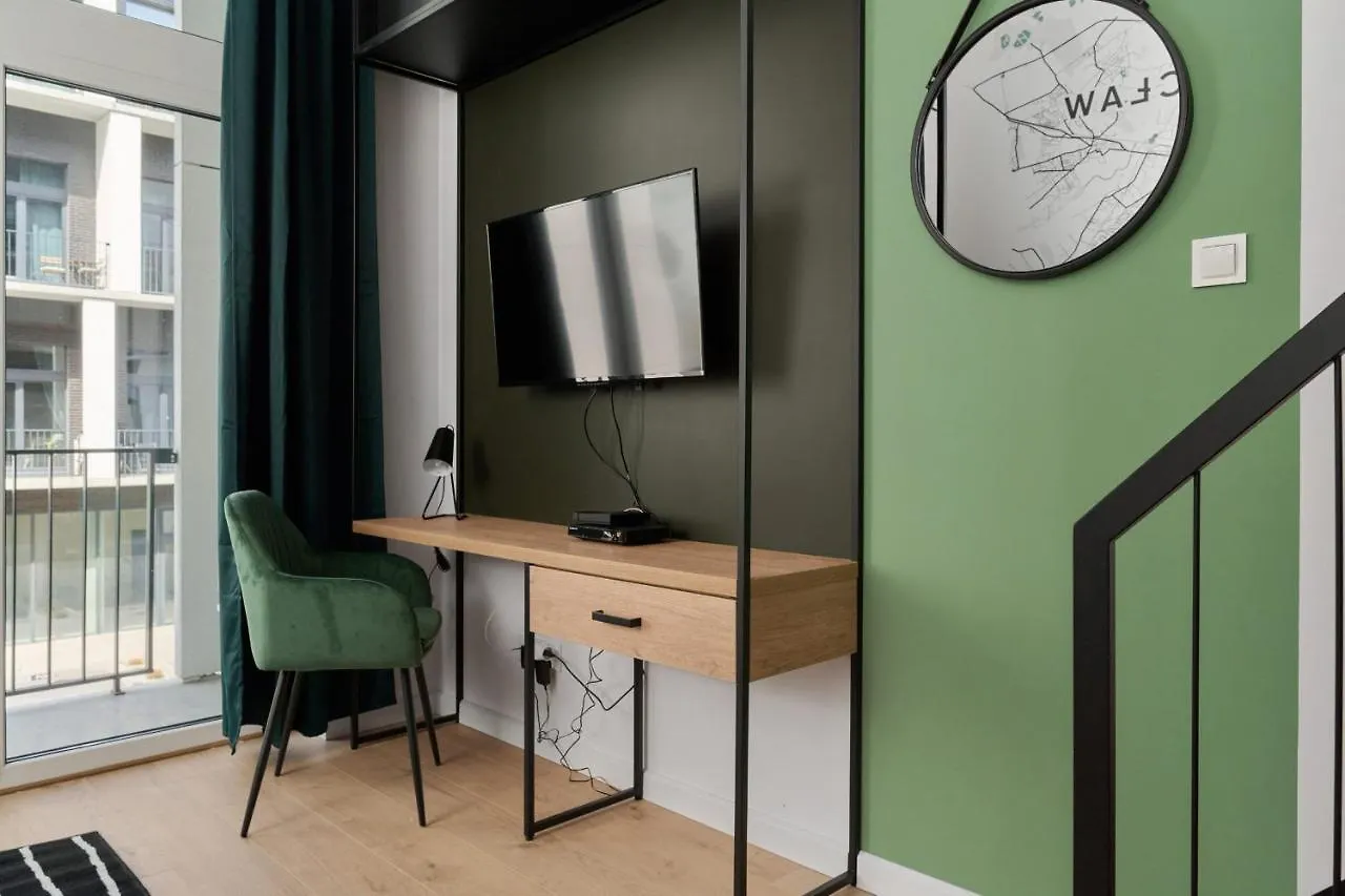 Mezzanine Studio Apartments Zarembowicza Wroclaw Airport By Renters