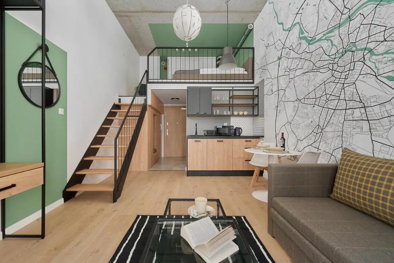 Mezzanine Studio Apartments Zarembowicza Wroclaw Airport By Renters